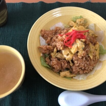 麻婆豆腐の素で味が決まりますね。
ナイス発見です